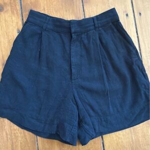 A&F Tailored Linen-Blend Shorts